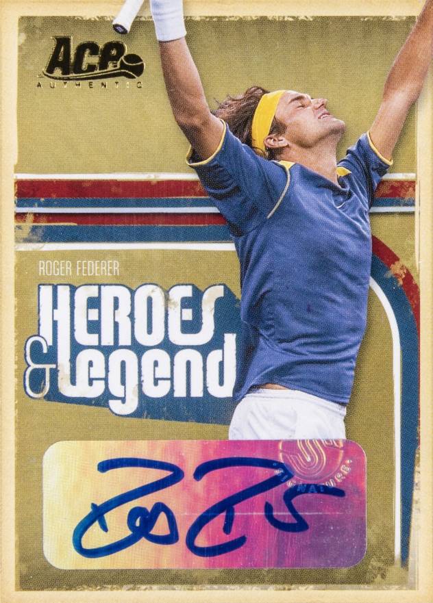 2006 Ace Authentic Heroes & Legends Roger Federer #21 Other Sports Card