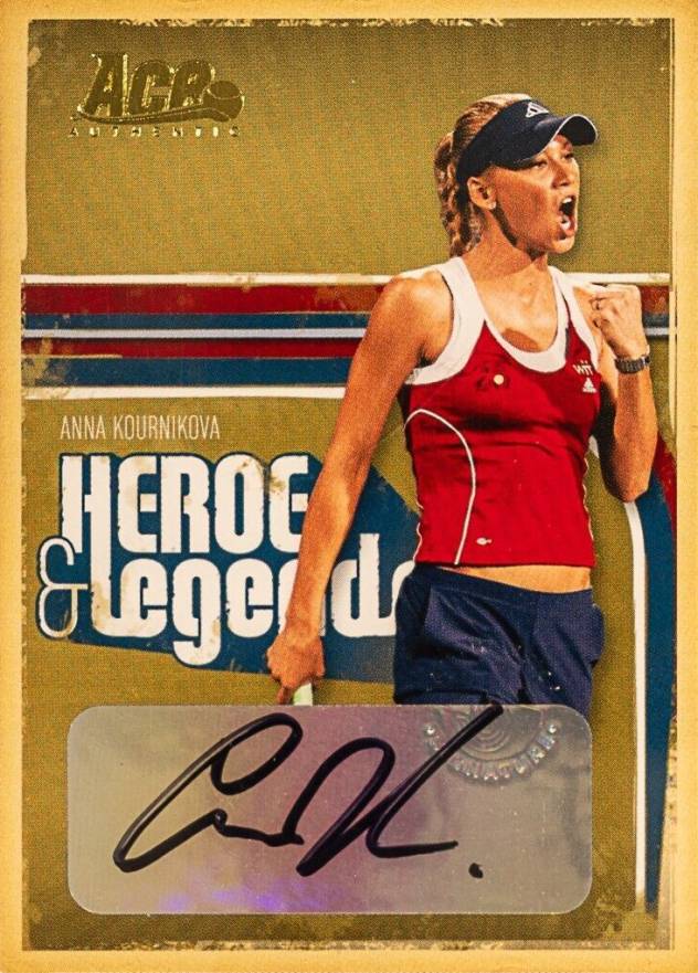 2006 Ace Authentic Heroes & Legends Anna Kournikova #48 Other Sports Card