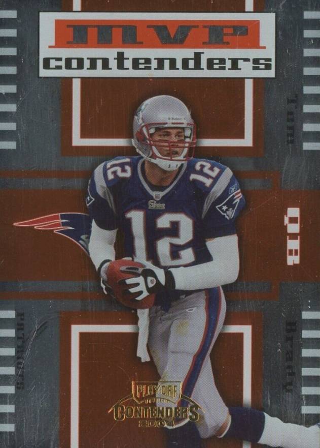 2004 Playoff Contenders MVP Contenders Tom Brady #MC-14 Football Card