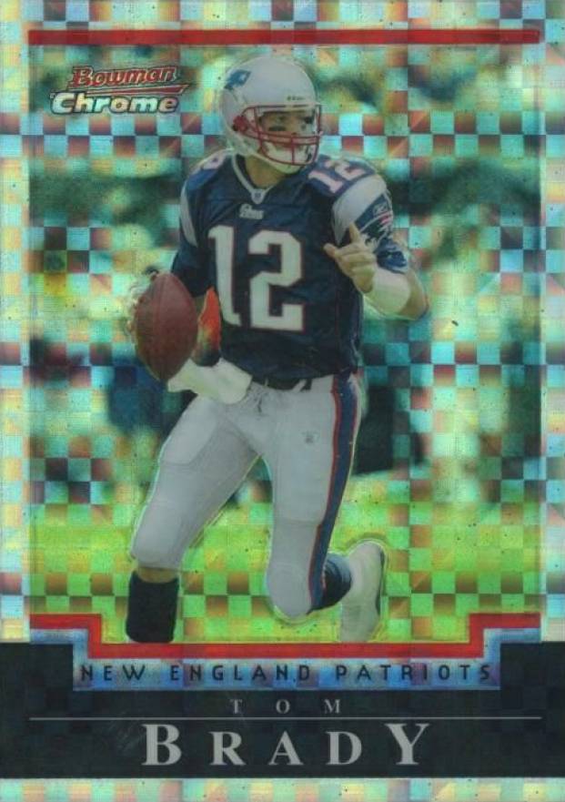 2004 Bowman Chrome Tom Brady #106 Football Card