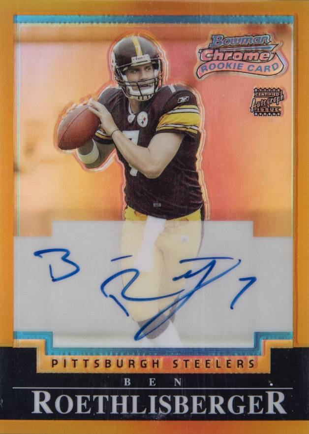 2004 Bowman Chrome Ben Roethlisberger #111 Football Card