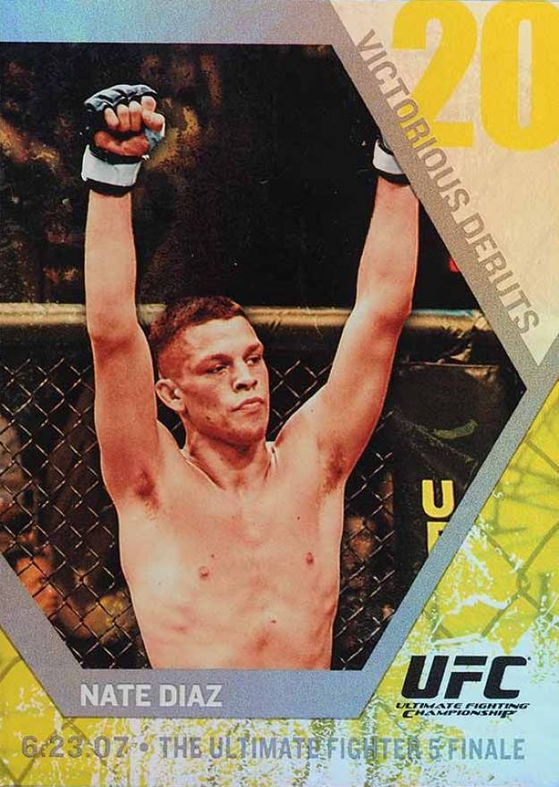 2009 Topps UFC Round 1 Victorious Debuts Nate Diaz #VD20 Other Sports Card