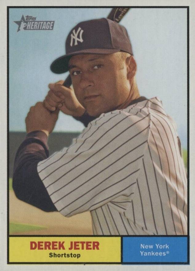 2010 Topps Heritage  Derek Jeter #215 Baseball Card