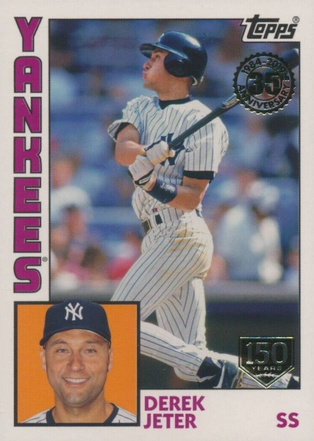 2019 Topps 1984 Topps Baseball Derek Jeter #T84-23 Baseball Card