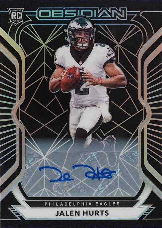 2020 Panini Obsidian Jalen Hurts #122 Football Card