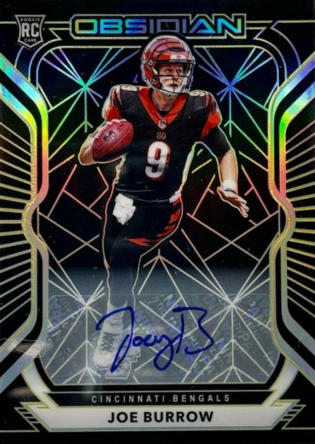 2020 Panini Obsidian Joe Burrow #101 Football Card