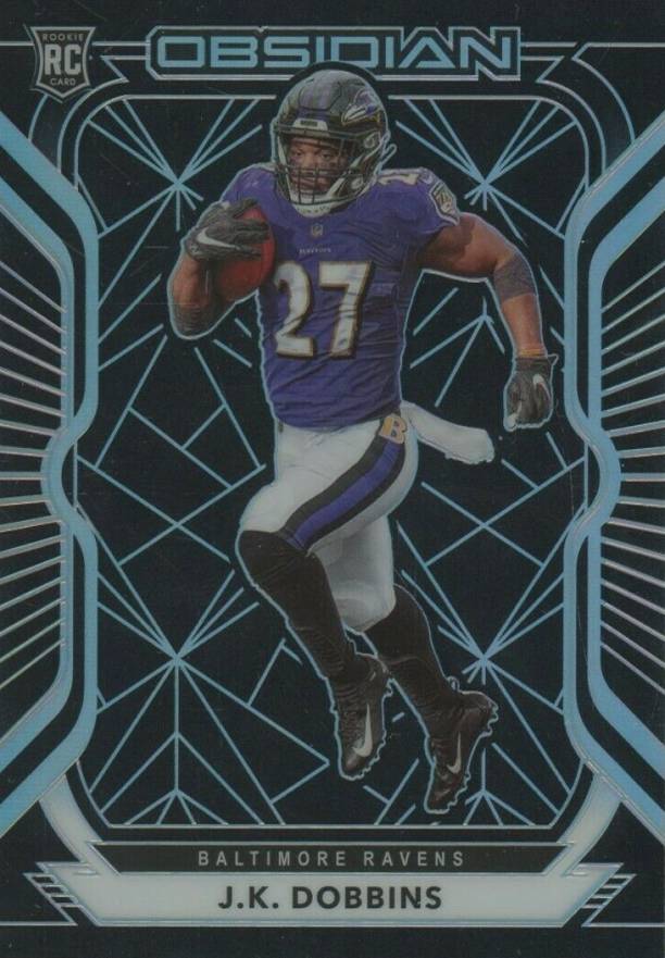 2020 Panini Obsidian J.K. Dobbins #123 Football Card