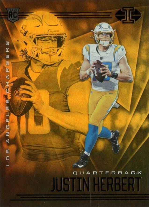 2020 Panini Illusions Justin Herbert #7 Football Card