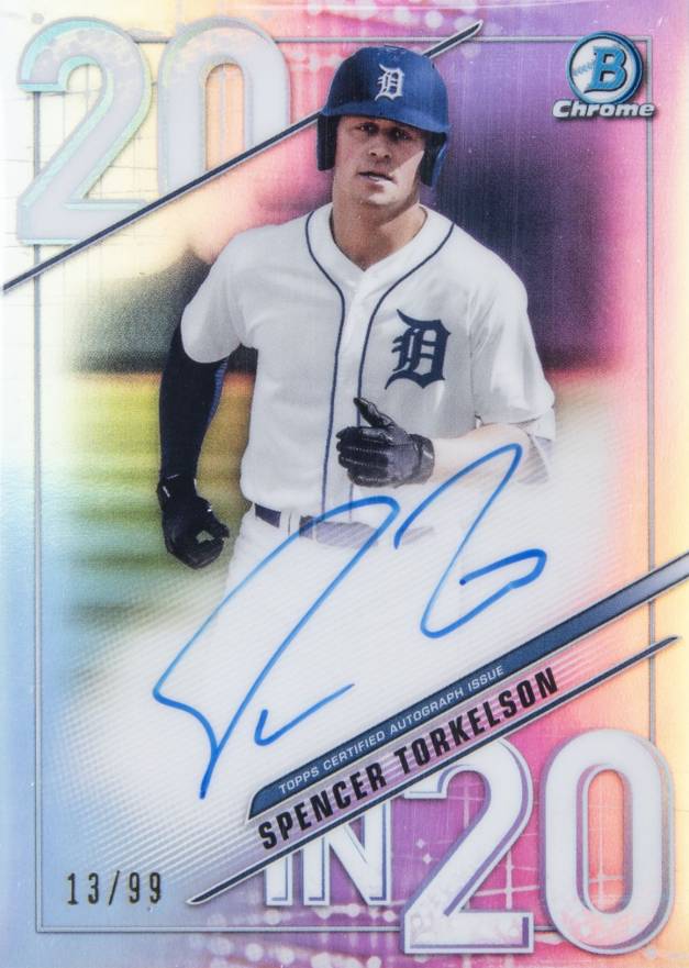 2020 Bowman Draft 20 in '20 Spencer Torkelson #ST Baseball Card