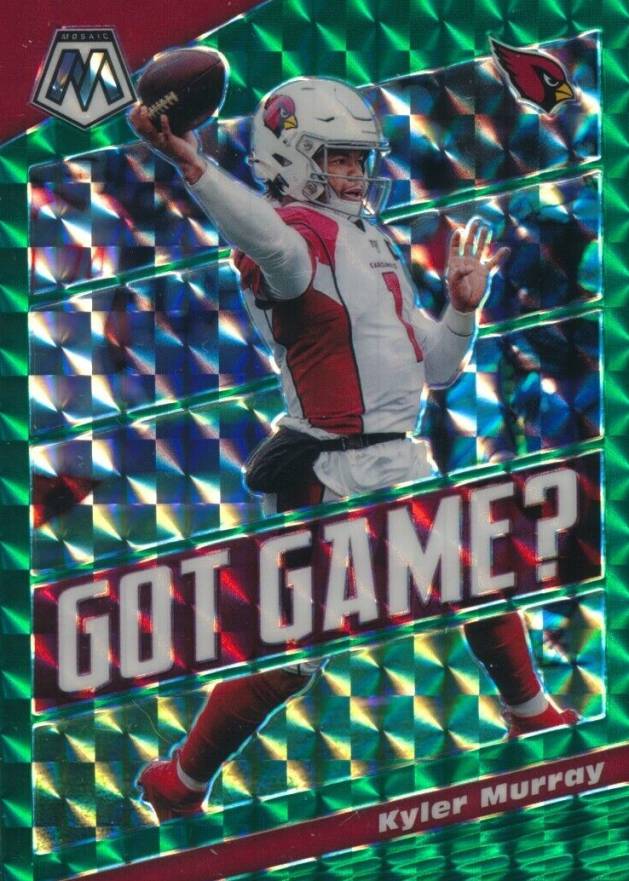 2020 Panini Mosaic Got Game? Kyler Murray #GG25 Football Card