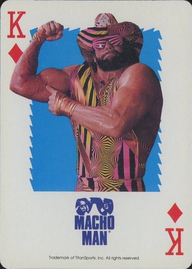 1991 WWF Playing Cards Macho Man # Other Sports Card