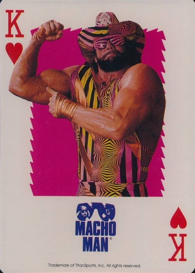 1991 WWF Playing Cards Macho Man # Other Sports Card