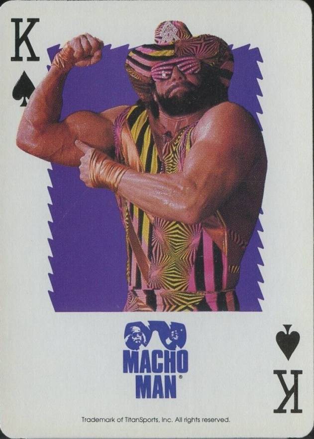 1991 WWF Playing Cards Macho Man # Other Sports Card