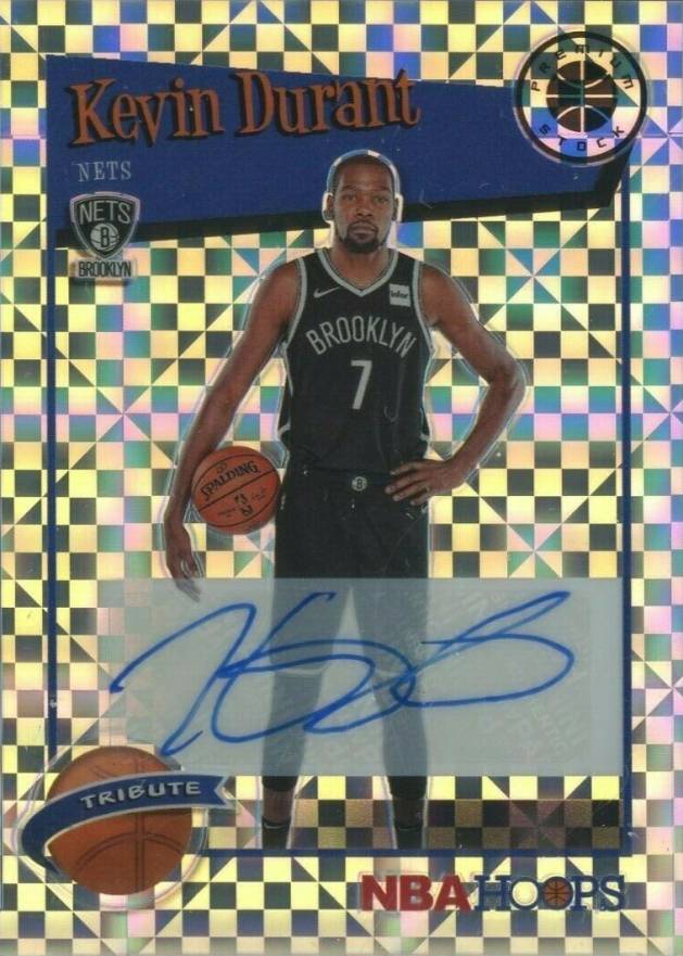 2019 Panini Hoops Premium Stock Kevin Durant #284 Basketball Card