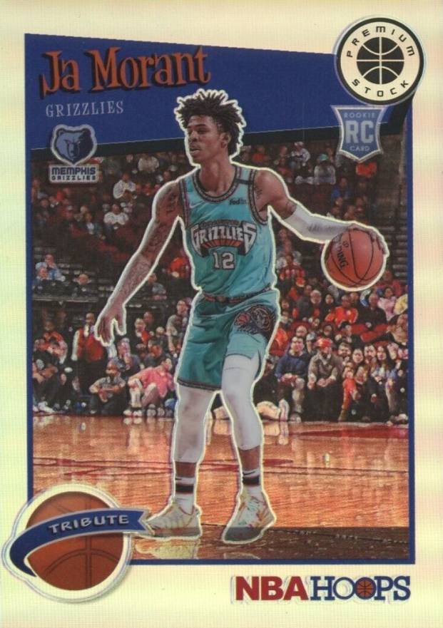 2019 Panini Hoops Premium Stock Ja Morant #297 Basketball Card