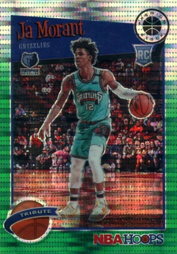 2019 Panini Hoops Premium Stock Ja Morant #297 Basketball Card