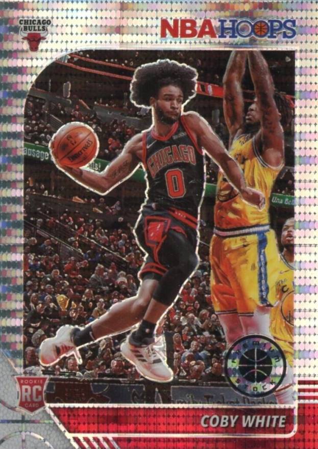 2019 Panini Hoops Premium Stock Coby White #204 Basketball Card