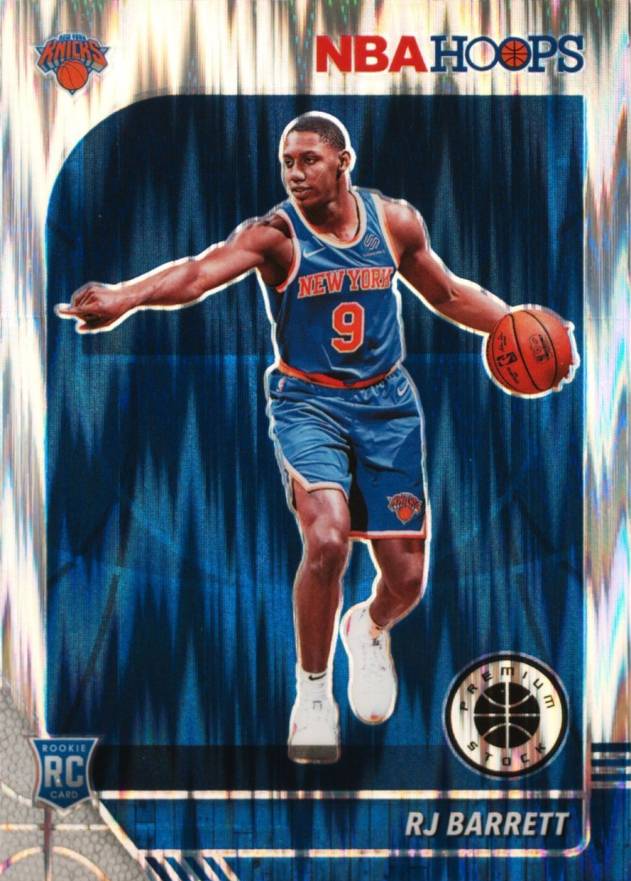 2019 Panini Hoops Premium Stock RJ Barrett #201 Basketball Card