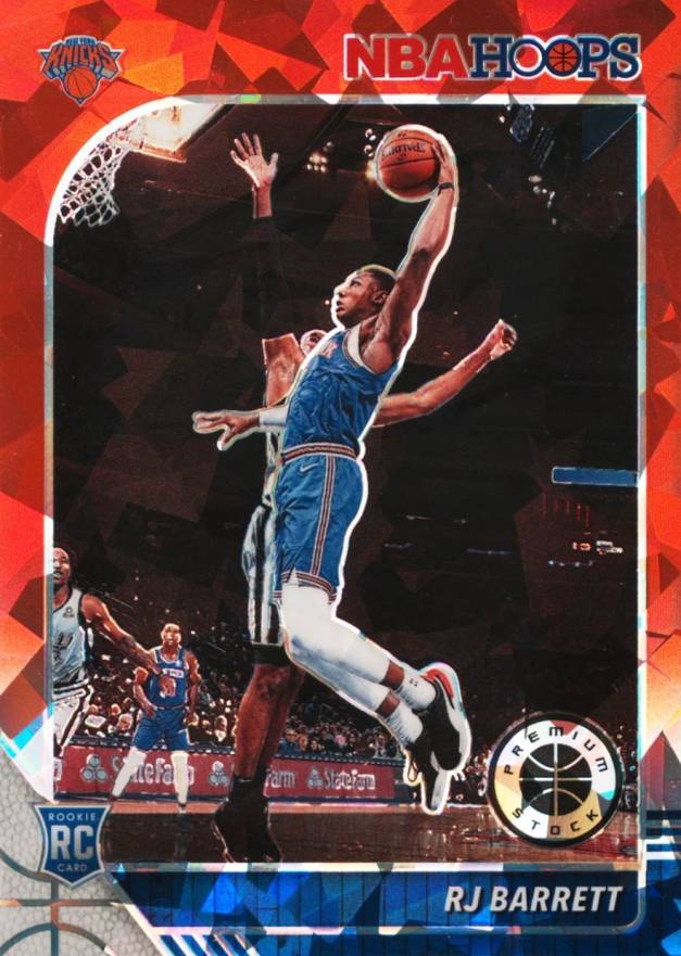 2019 Panini Hoops Premium Stock RJ Barrett #201 Basketball Card