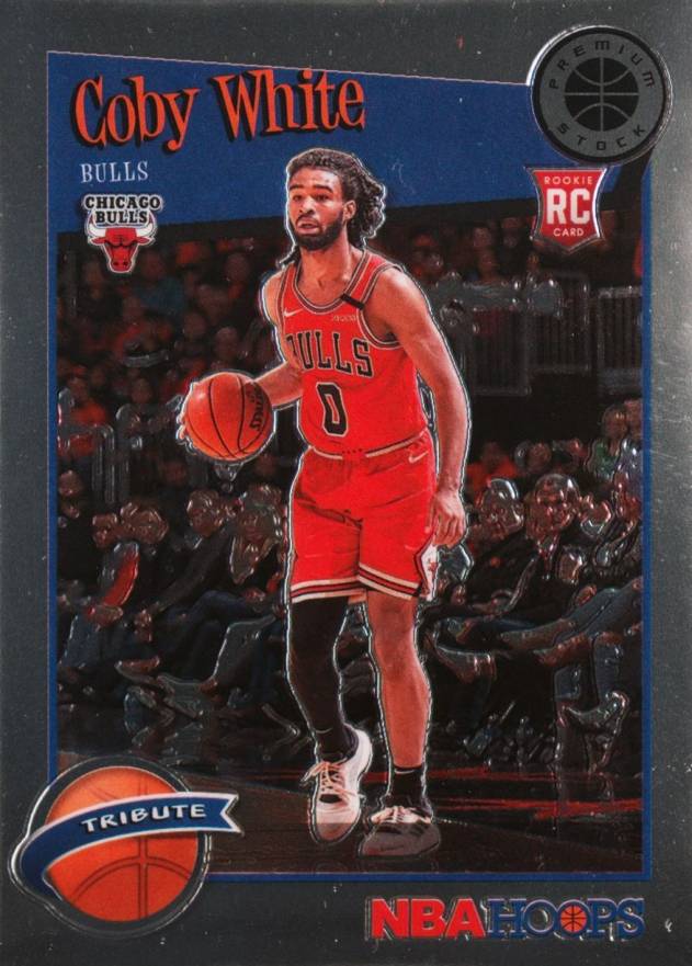 2019 Panini Hoops Premium Stock Coby White #295 Basketball Card