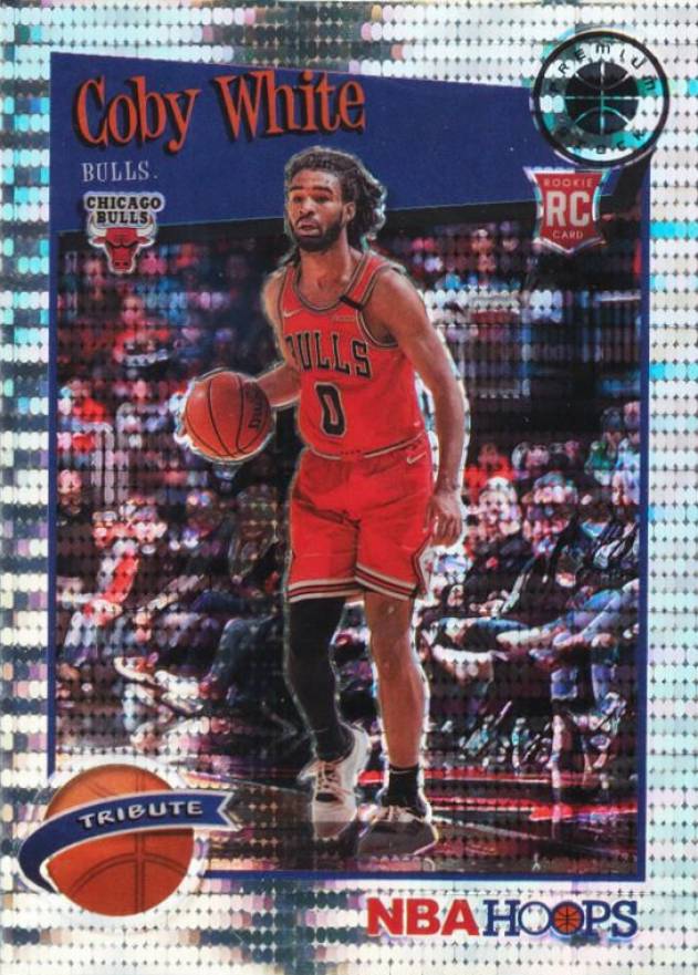 2019 Panini Hoops Premium Stock Coby White #295 Basketball Card