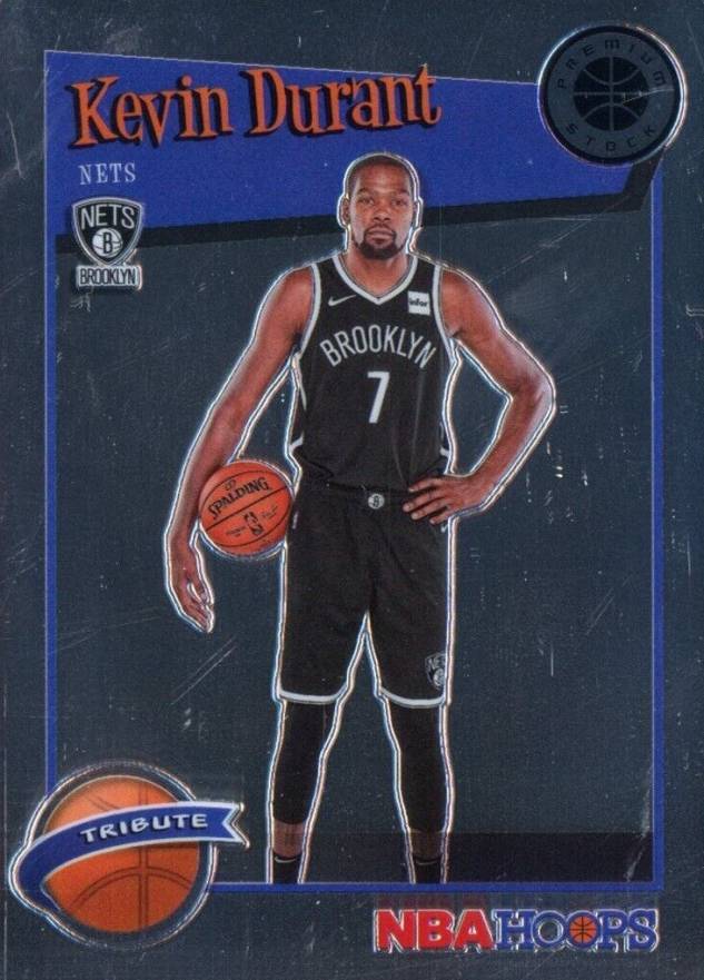 2019 Panini Hoops Premium Stock Kevin Durant #284 Basketball Card