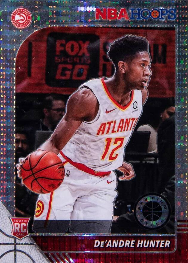 2019 Panini Hoops Premium Stock DE'Andre Hunter #202 Basketball Card