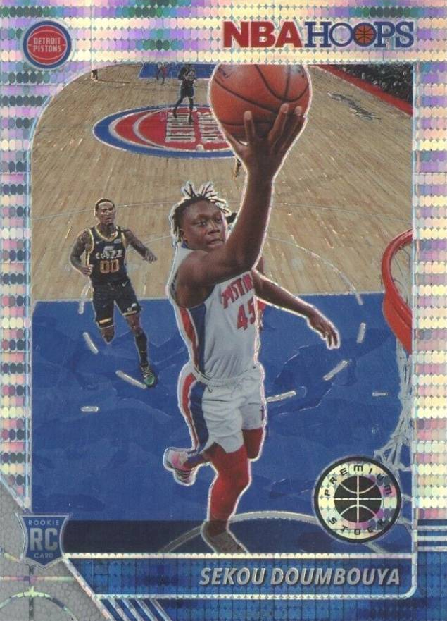 2019 Panini Hoops Premium Stock Sekou Doumbouya #212 Basketball Card