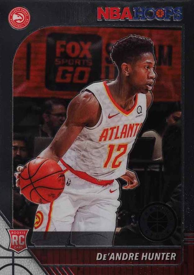 2019 Panini Hoops Premium Stock DE'Andre Hunter #202 Basketball Card