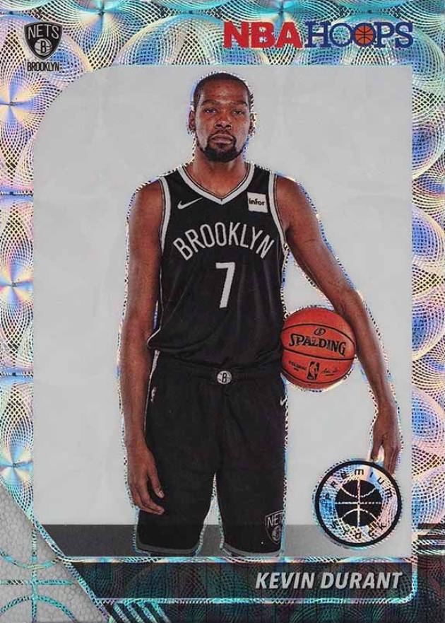 2019 Panini Hoops Premium Stock Kevin Durant #61 Basketball Card