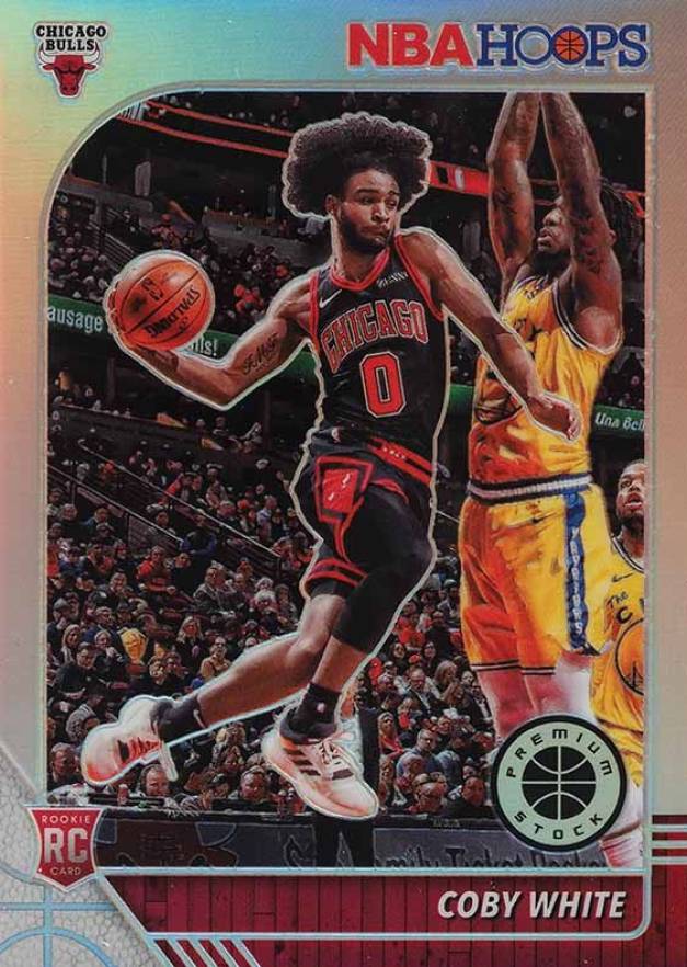 2019 Panini Hoops Premium Stock Coby White #204 Basketball Card