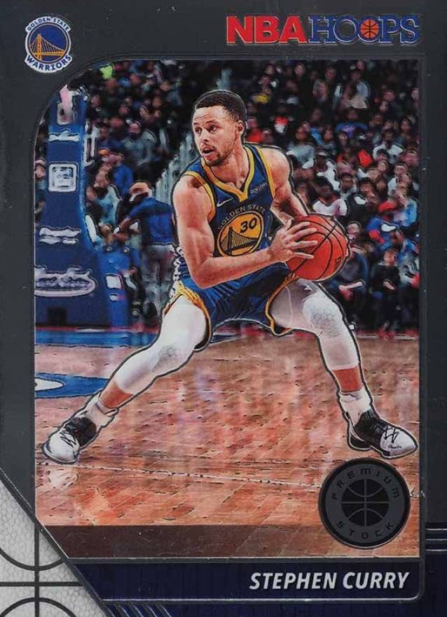 2019 Panini Hoops Premium Stock Stephen Curry #59 Basketball Card