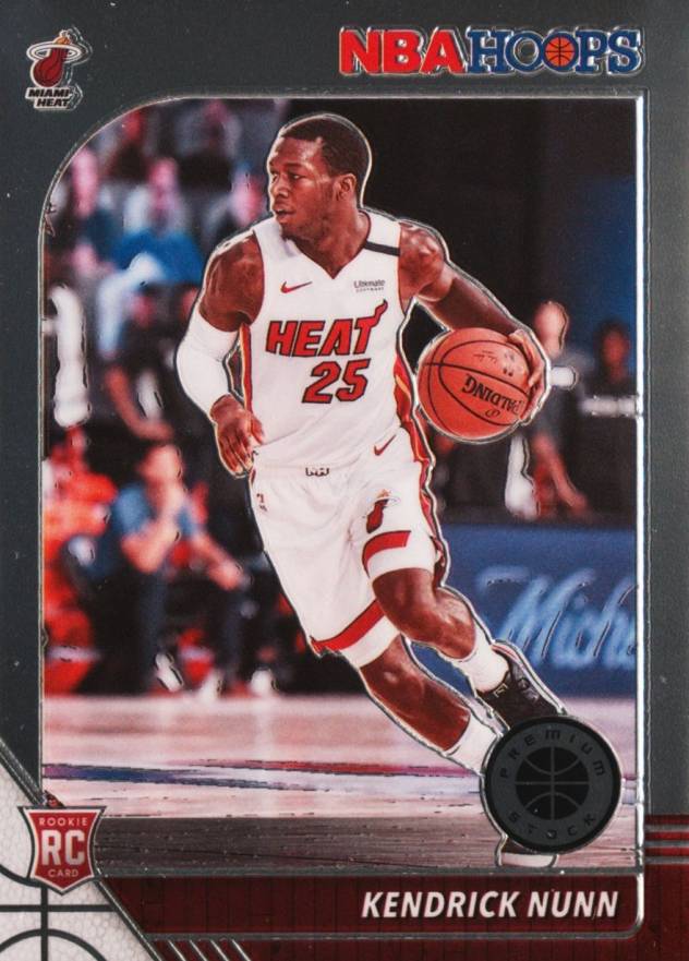 2019 Panini Hoops Premium Stock Kendrick Nunn #250 Basketball Card