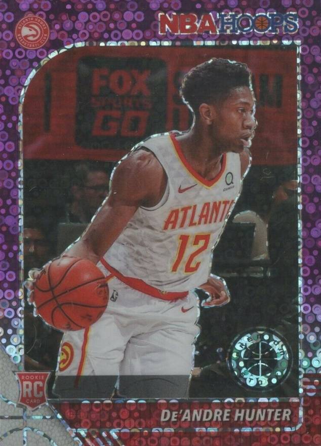 2019 Panini Hoops Premium Stock DE'Andre Hunter #202 Basketball Card