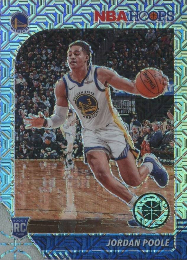 2019 Panini Hoops Premium Stock Jordan Poole #223 Basketball Card