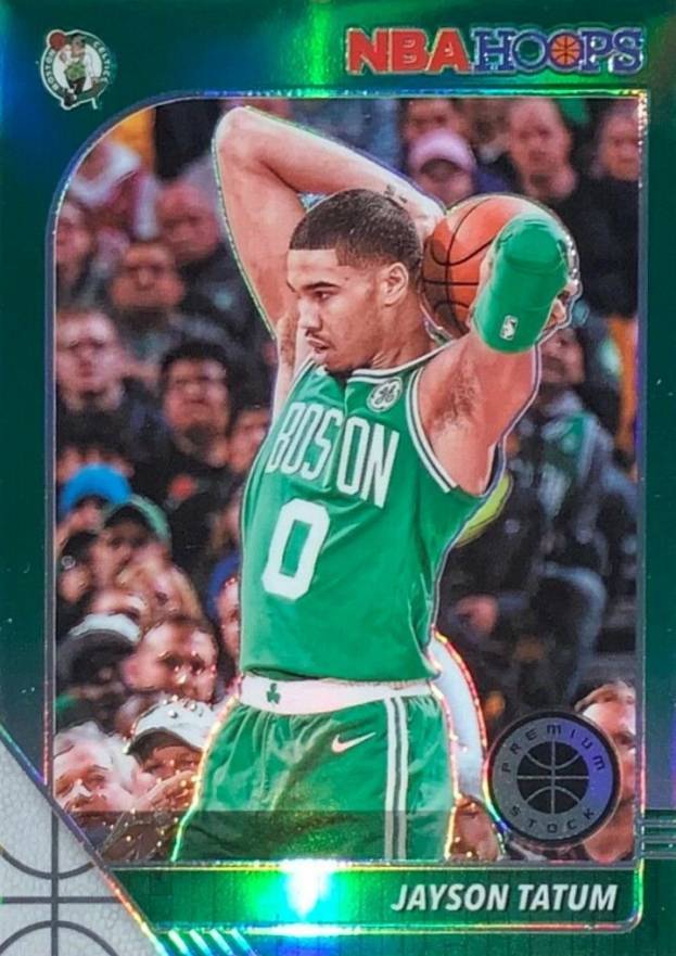 2019 Panini Hoops Premium Stock Jayson Tatum #6 Basketball Card