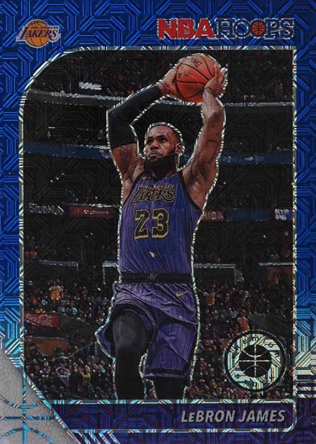 2019 Panini Hoops Premium Stock LeBron James #87 Basketball Card