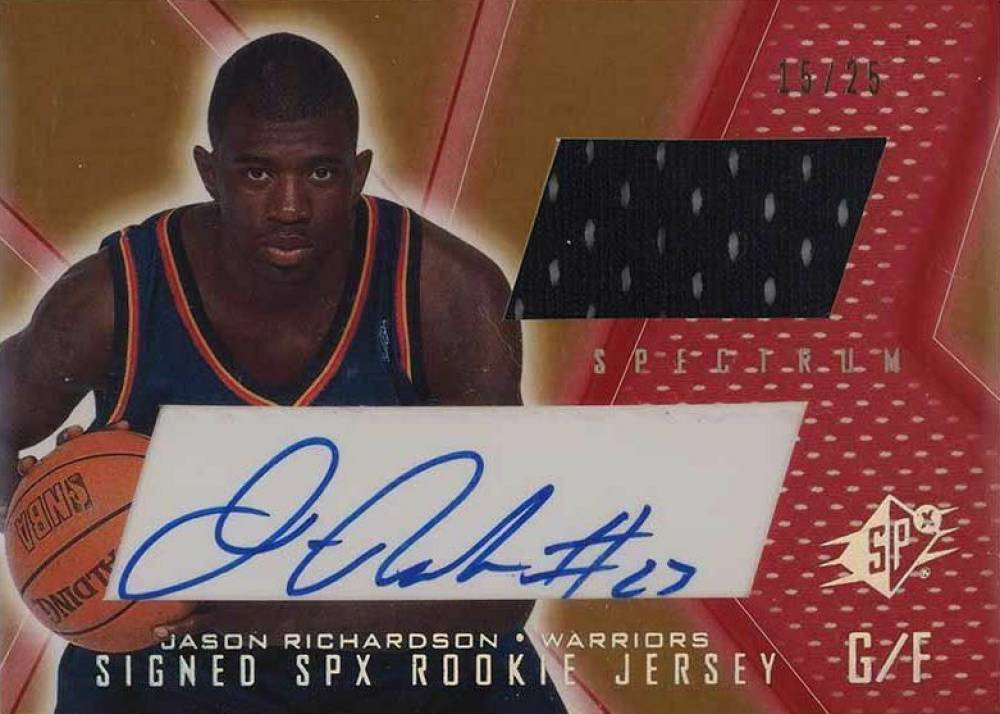 2001 SPx Jason Richardson #108 Basketball Card