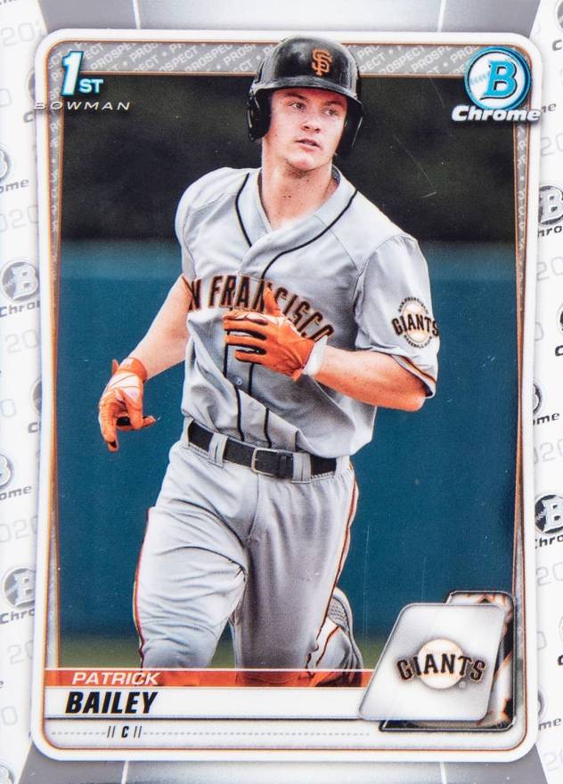 2020 Bowman Draft Patrick Bailey #BD146 Baseball Card