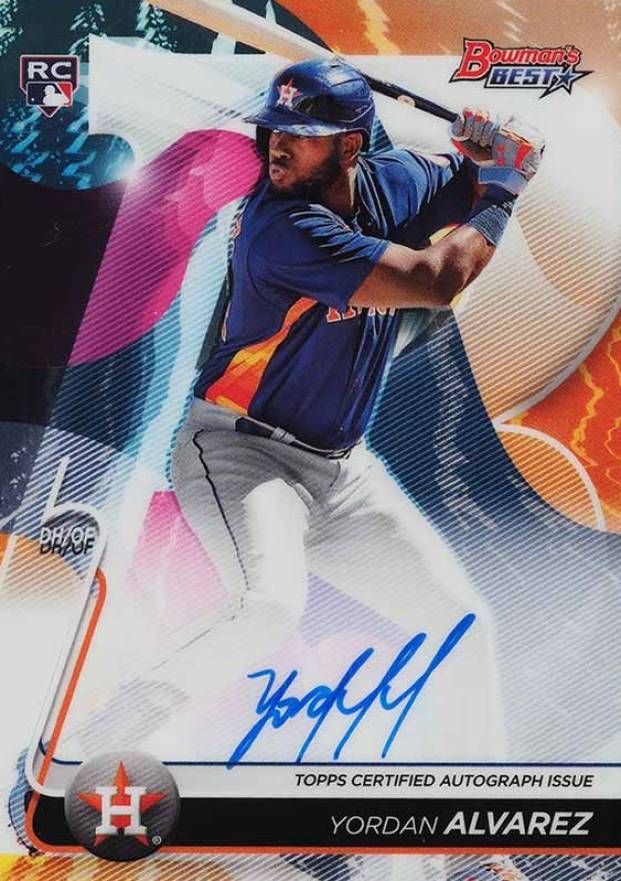 2020 Bowman's Best Best of 2020 Autographs Yordan Alvarez #B20YA Baseball Card