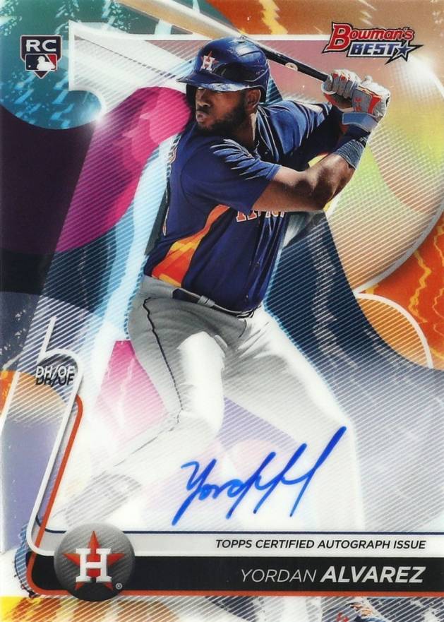 2020 Bowman's Best Best of 2020 Autographs Yordan Alvarez #B20YA Baseball Card