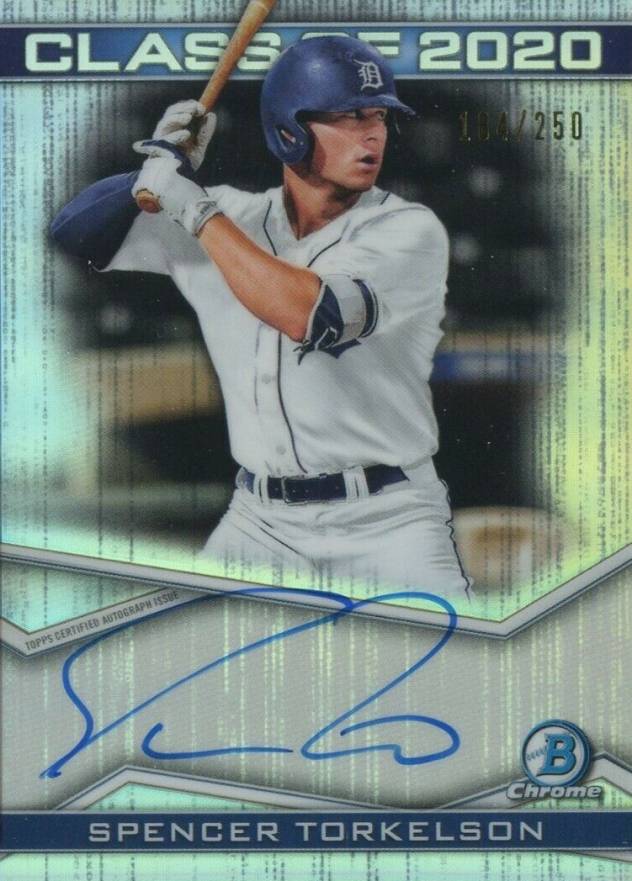 2020 Bowman Draft Class of 2020 Autographs Spencer Torkelson #C20AST Baseball Card