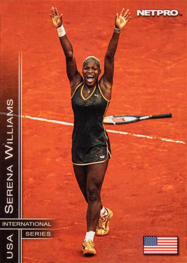 2003 Netpro Glossy International Series Preview Serena Williams #P2 Other Sports Card