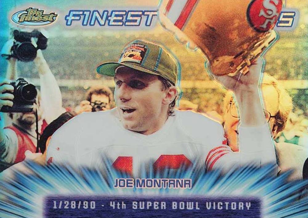 2000 Finest Moments Joe Montana #FM13 Football Card