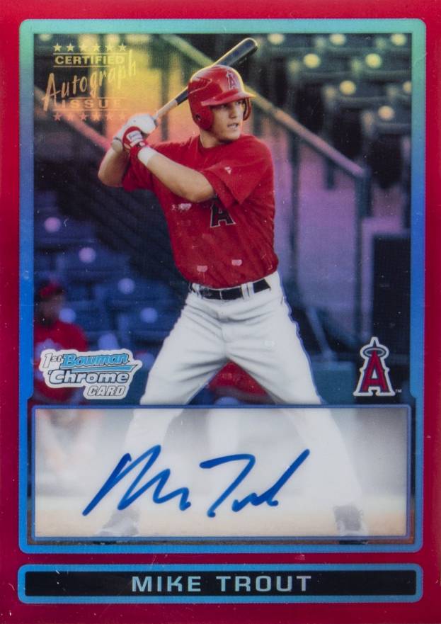 2009 Bowman Chrome Prospects Mike Trout #BCP89 Baseball Card