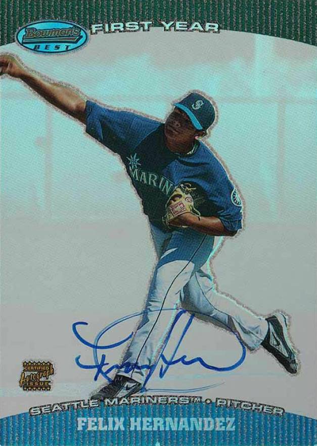 2004 Bowman's Best Felix Hernandez #BB-FH Baseball Card