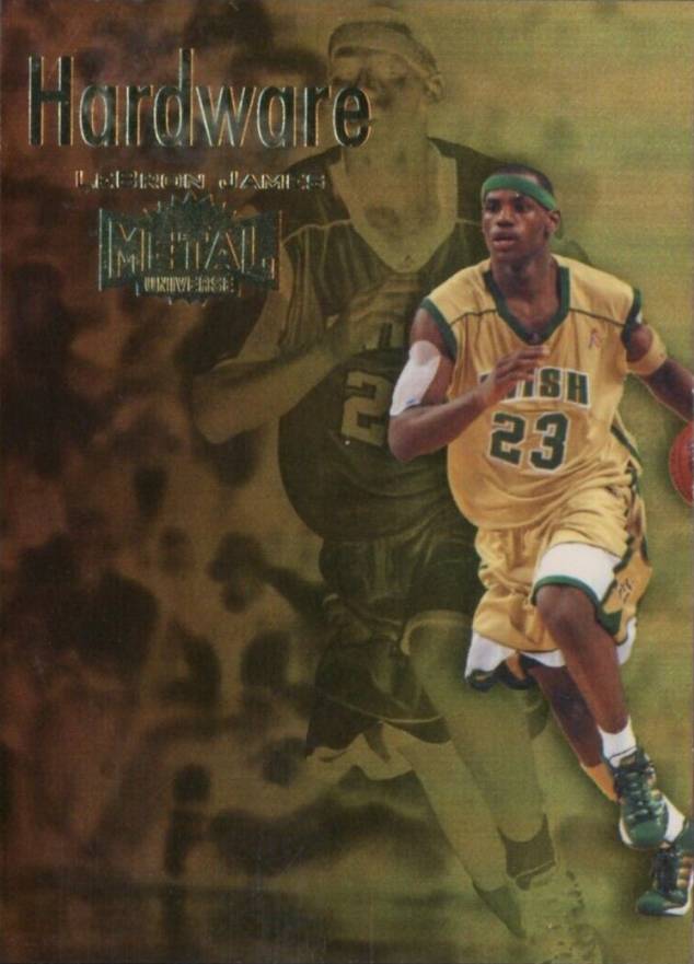 2011 Fleer Retro Metal Championship Hardware LeBron James #2H Basketball Card