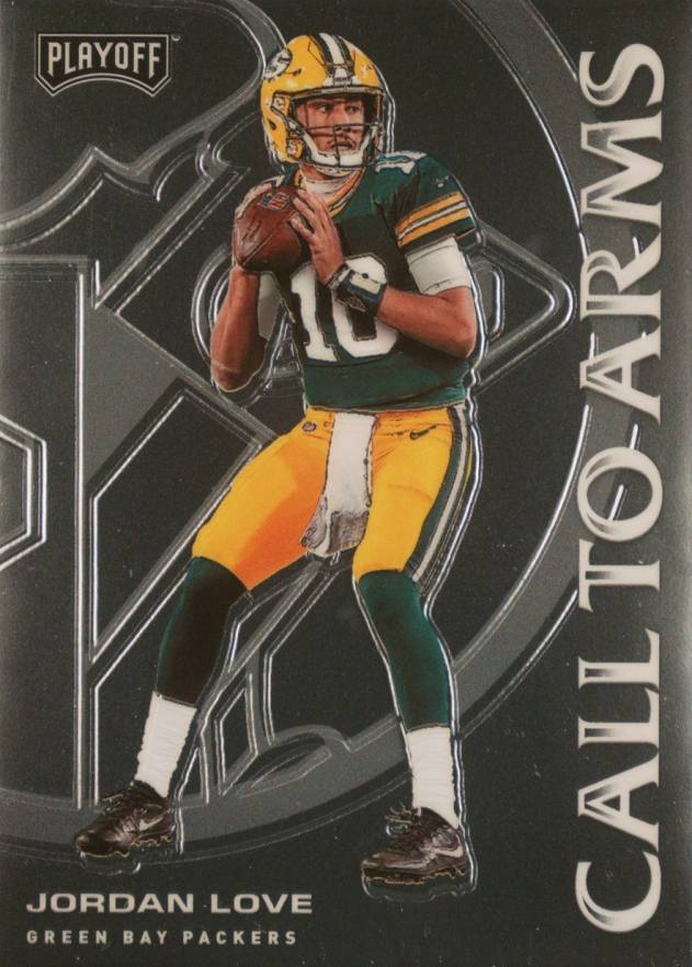 2020 Panini Playoff Call to Arms Jordan Love #CA20 Football Card