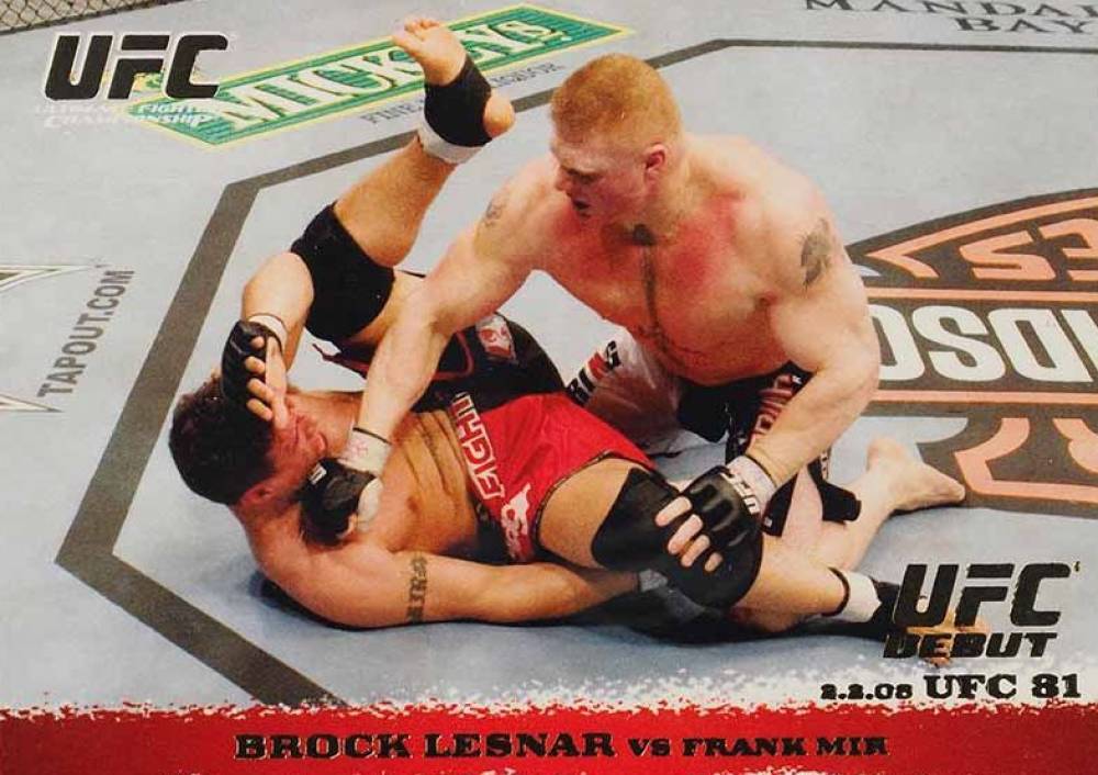 2009 Topps UFC Round 1 Brock Lesnar/Frank Mir #81 Other Sports Card