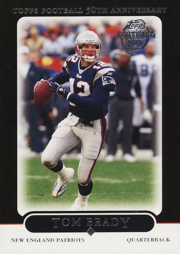 2005 Topps Tom Brady #10 Football Card